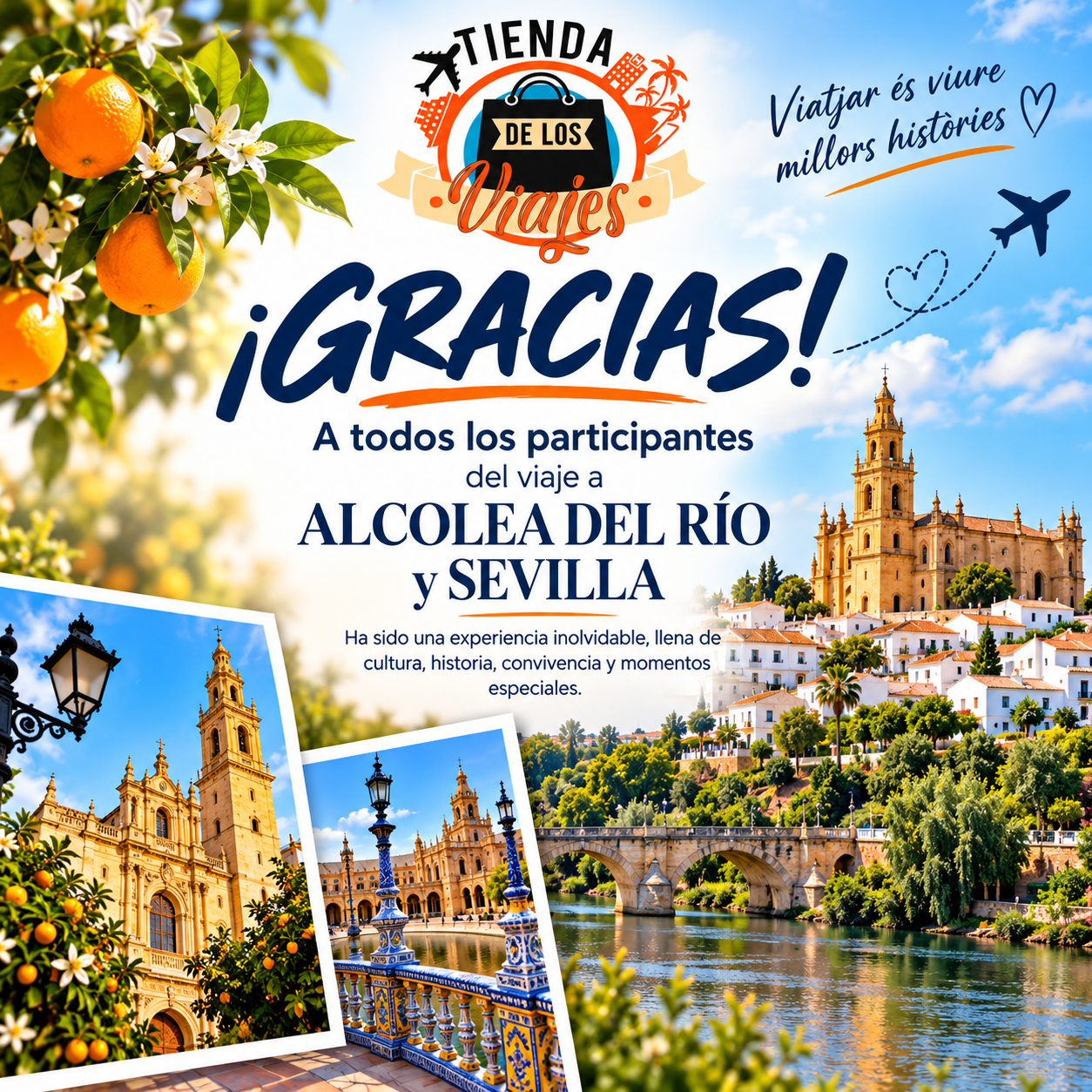 ¡GRACIAS POR FORMAR PARTE DE ESTA EXPERIENCIA INOLVIDABLE!